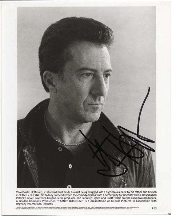 Dustin Hoffman autograph