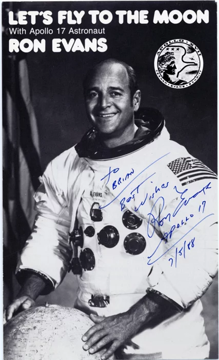 Ron Evans autograph