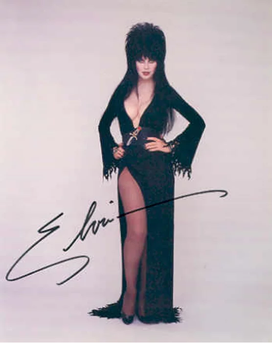 Elvira autograph