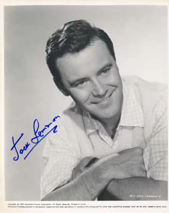 Jack Lemmon autograph
