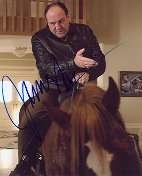 James Gandolfini autograph
