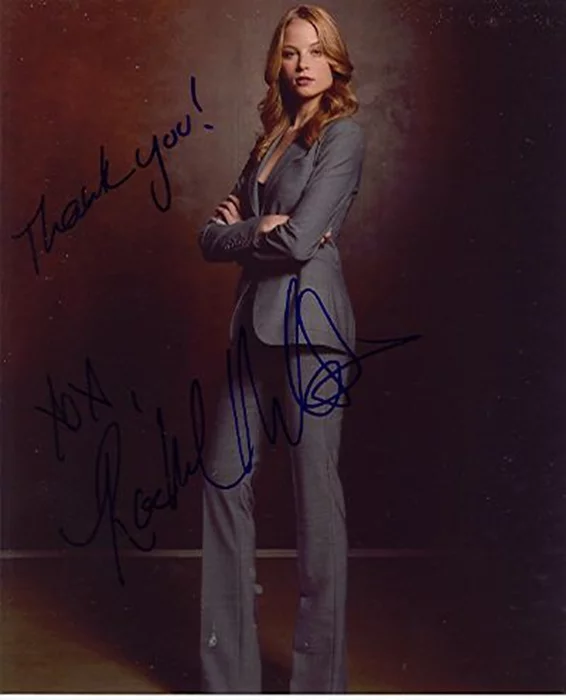 Rachel Nichols autograph