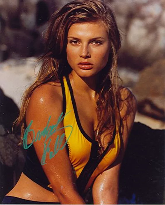 Bridget Hall autograph