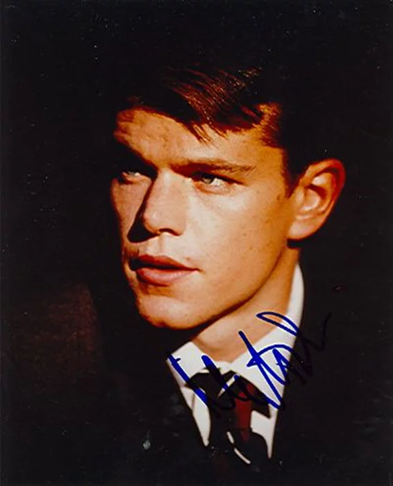 Matt Damon autograph