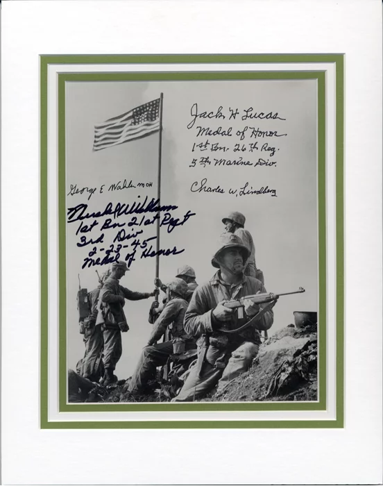 Iwo Jima autograph