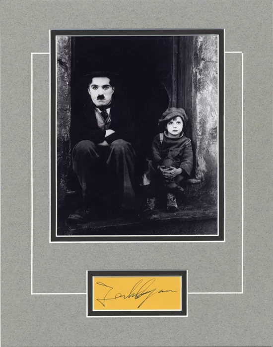 Jackie Coogan autograph
