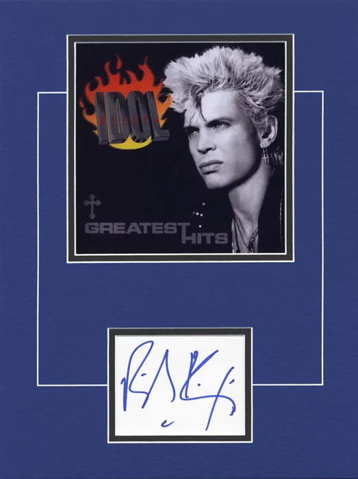 Billy Idol autograph