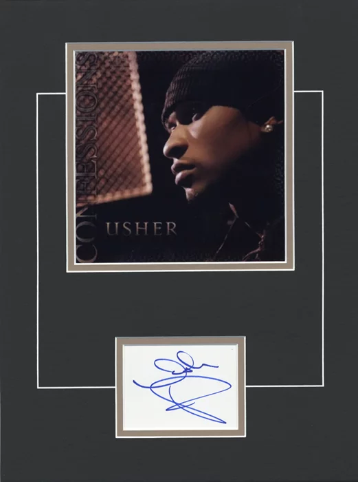 Usher autograph