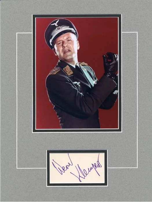 Werner Klemperer autograph