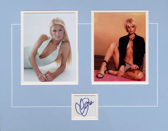 Paris Hilton autograph