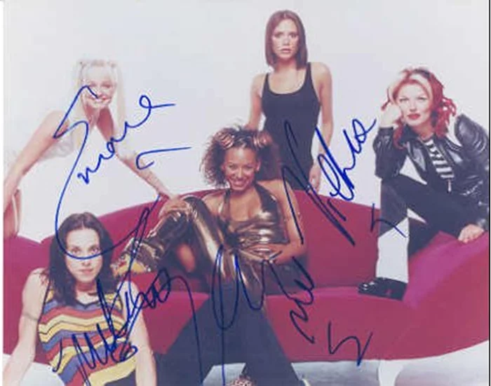 The Spice Girls autograph
