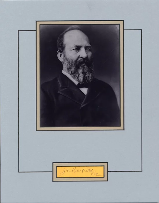 James Garfield autograph