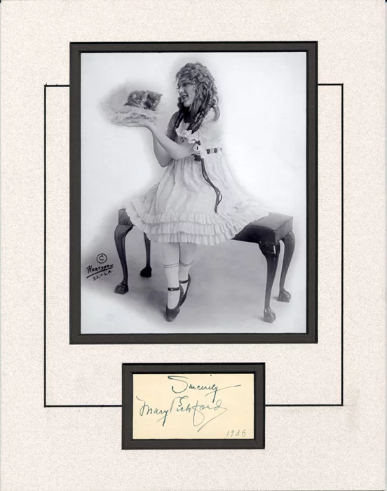 Mary Pickford autograph