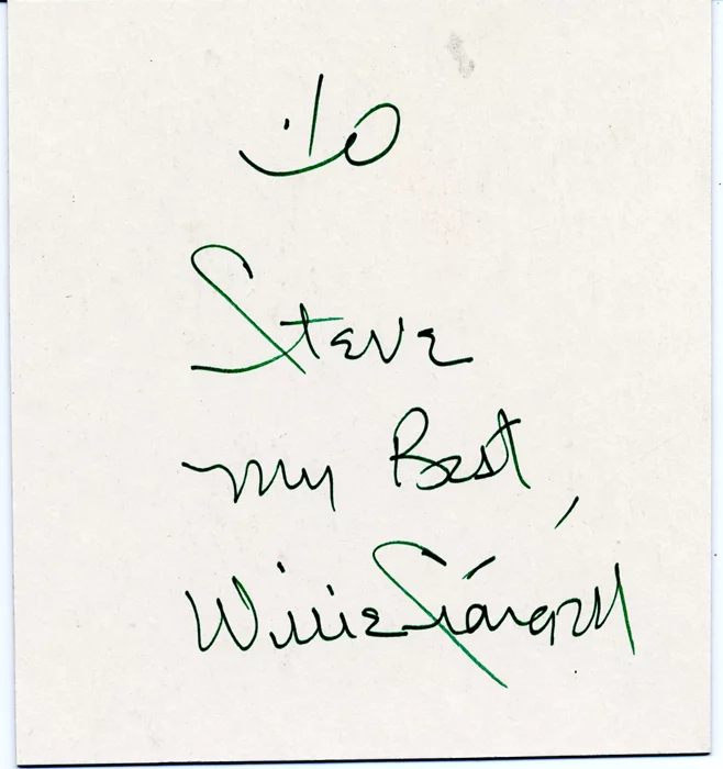 Willie Stargell autograph