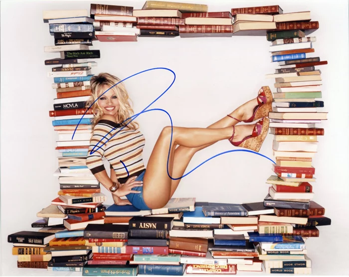 Pamela Anderson autograph