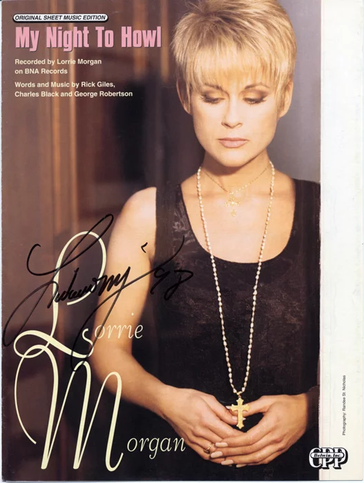 Lorrie Morgan autograph