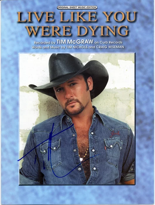 Tim McGraw autograph