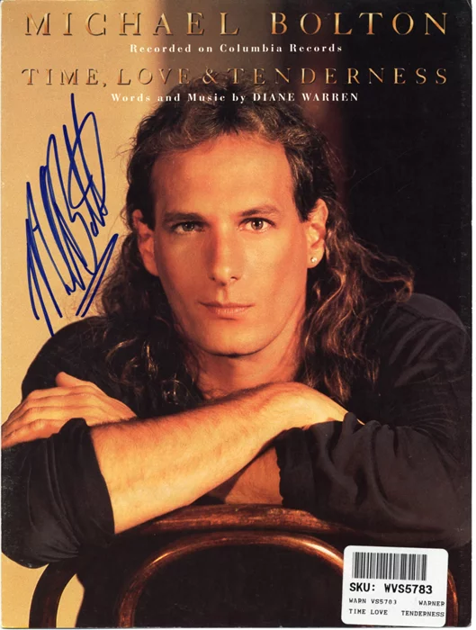 Michael Bolton autograph