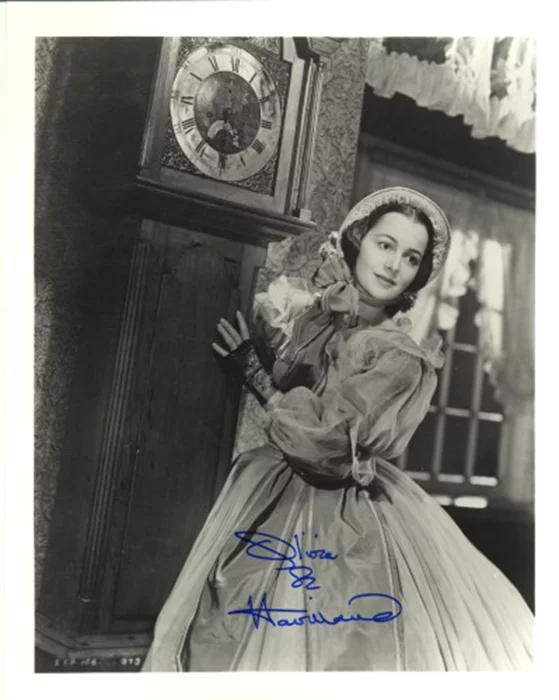 Olivia DeHavilland autograph