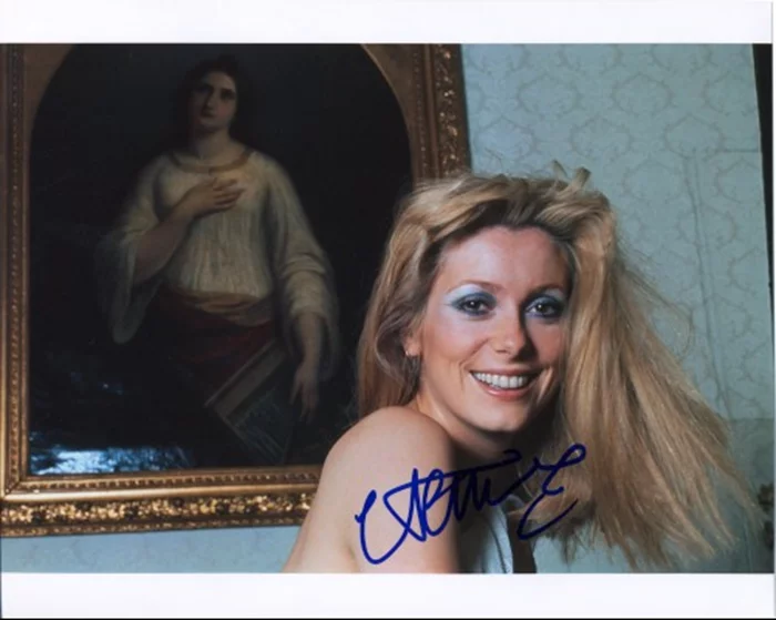 Catherine Deneuve autograph