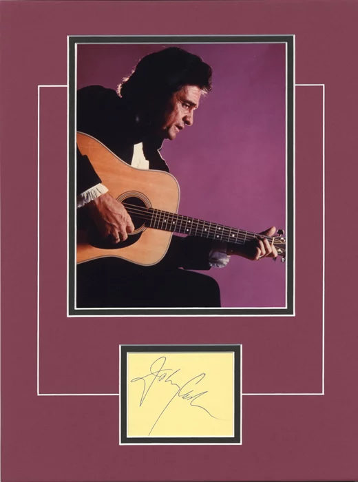 Johnny Cash autograph