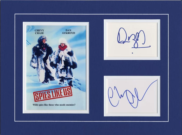 Spies Like Us autograph