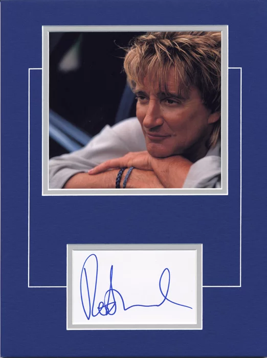 Rod Stewart autograph