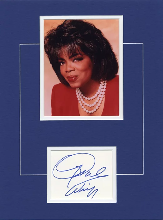 Oprah Winfrey autograph