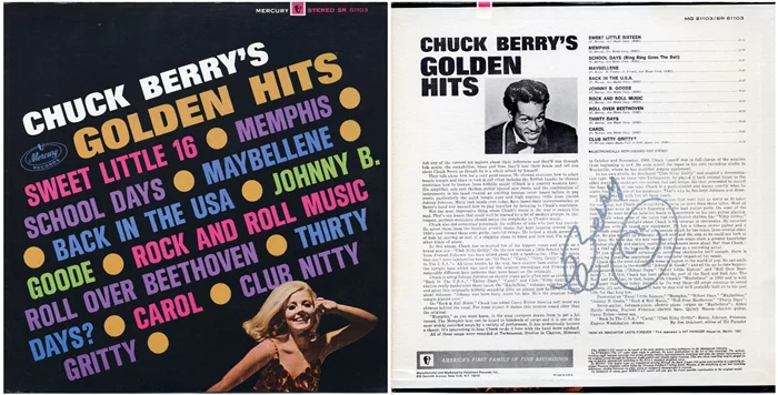 Chuck Berry autograph