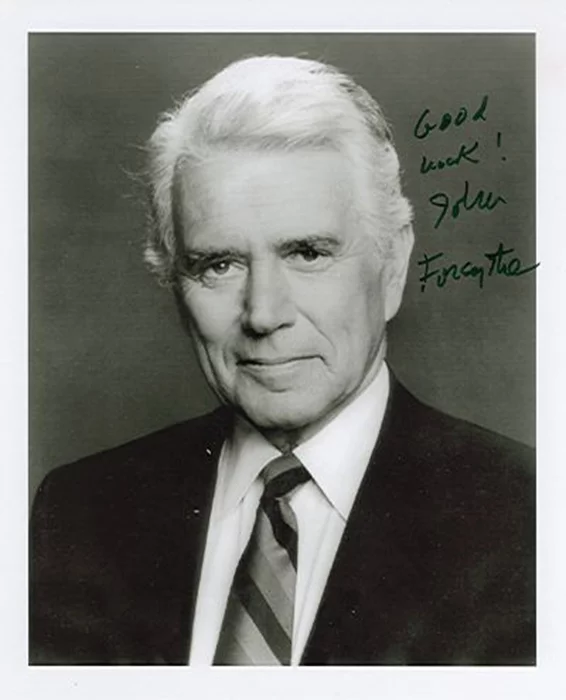 John Forsythe autograph