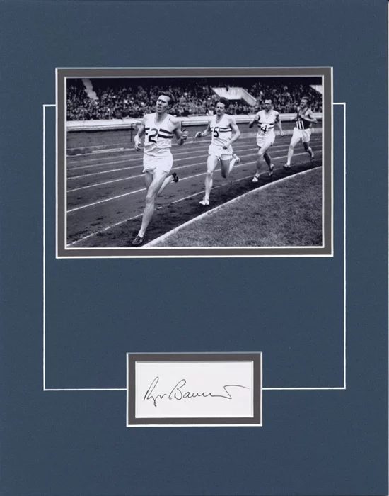 Roger Bannister autograph