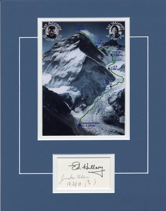 Mt. Everest Exploration autograph