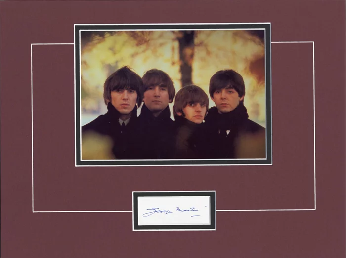 George Martin autograph