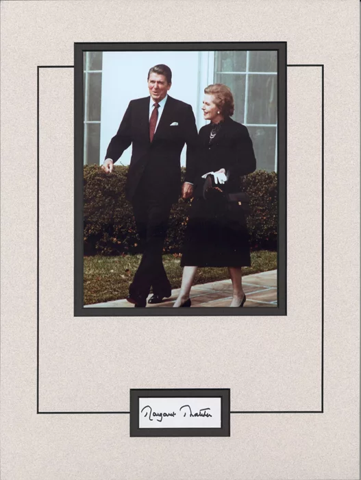 Margaret Thatcher autograph
