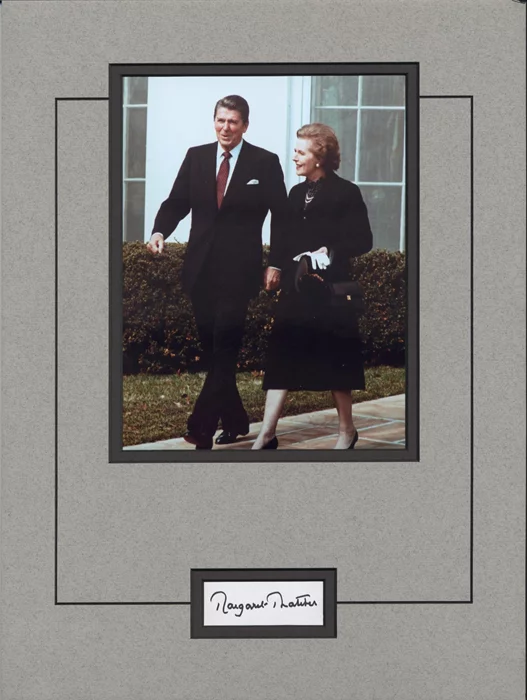 Margaret Thatcher autograph