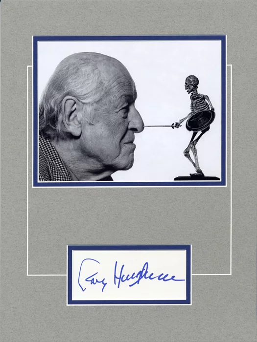 Ray Harryhausen autograph