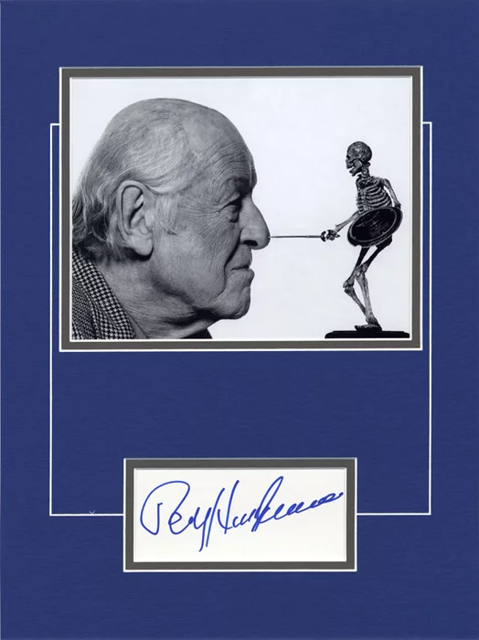 Ray Harryhausen autograph