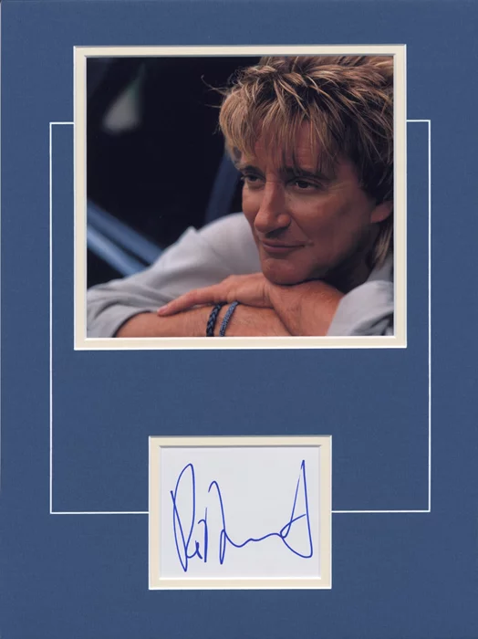 Rod Stewart autograph