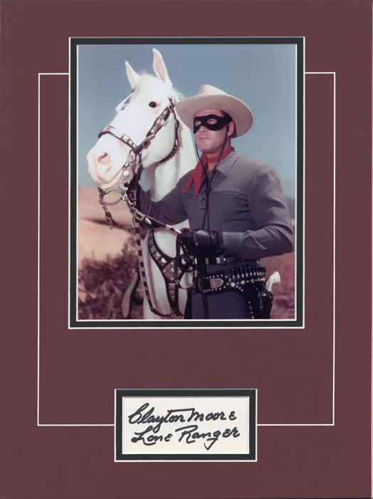 Clayton Moore autograph