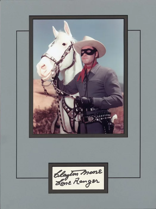 Clayton Moore autograph