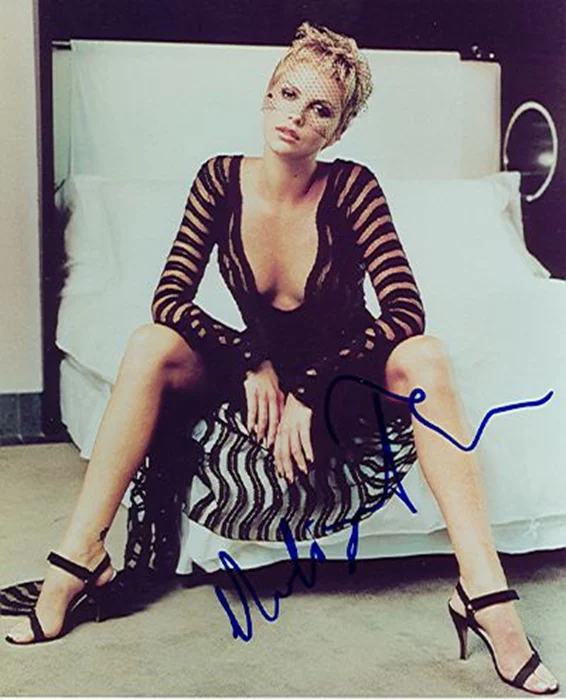 Charlize Theron autograph