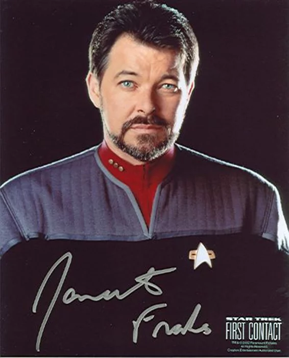 Jonathan Frakes autograph