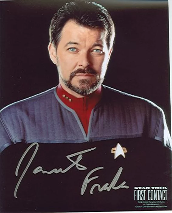 Jonathan Frakes autograph