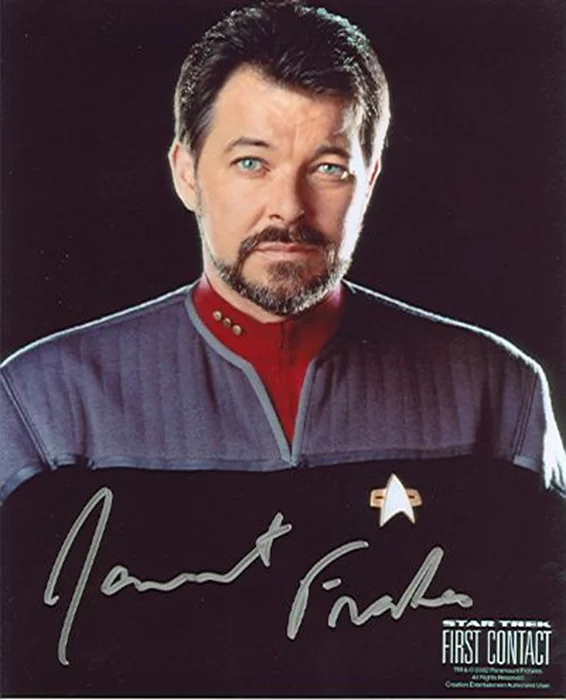 Jonathan Frakes autograph