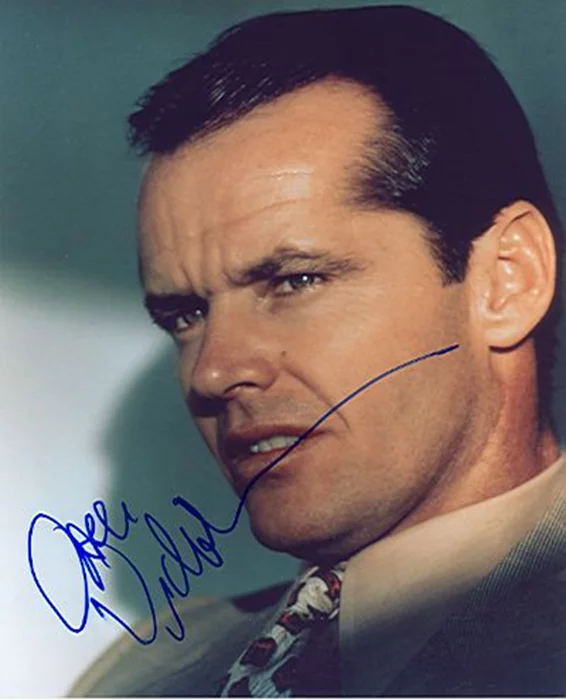Jack Nicholson autograph