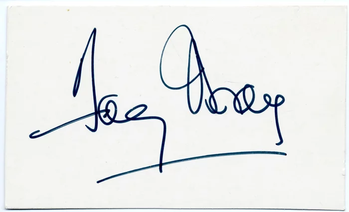 Fay Wray autograph