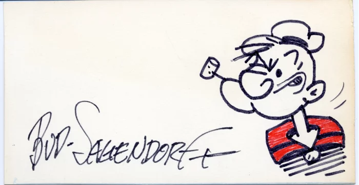 Bud Sagendorf autograph