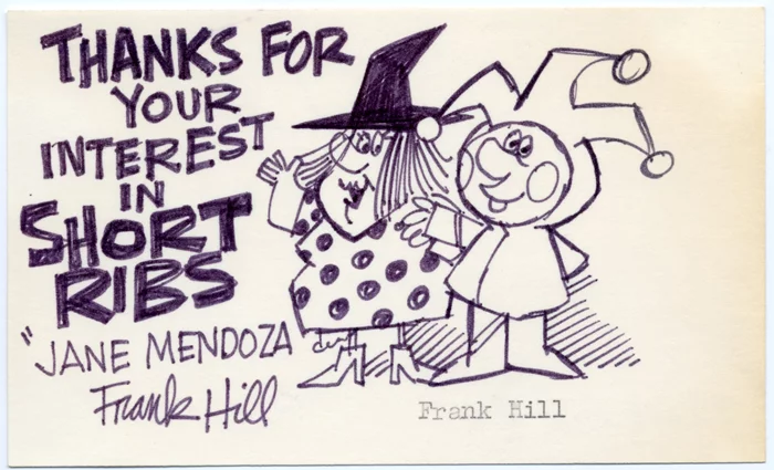 Frank Hill autograph