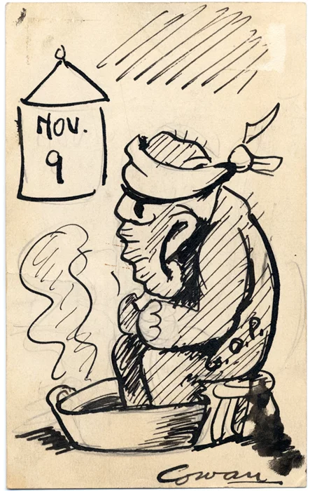 Wood Cowan autograph