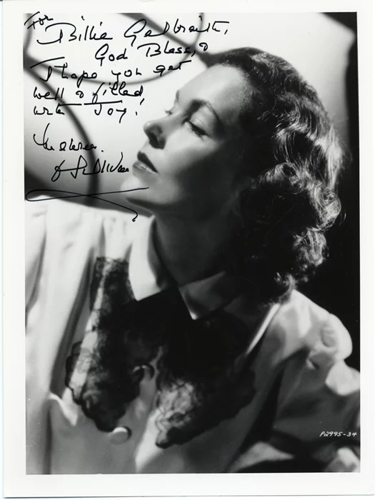 Maureen O'Sullivan autograph